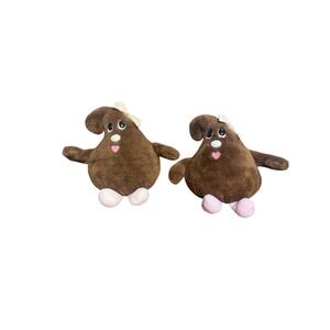 Nestle Li'l Bits Plush bundle of 2‎ Kids 1980's retro chocolate chip